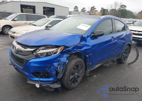 2022 Honda Hr-V 2Wd Sport z USA, uszkodzony, nr VIN 3CZRU5H12NM701949